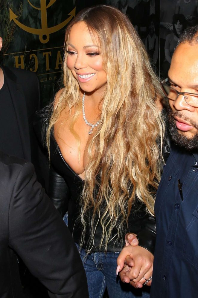 Mariah Carey - Leaves Catch LA in West Hollywood